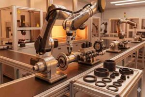 fkm molded components for chemical and high-temperature automation systems